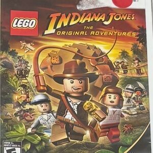 WII GAME LEGO Indiana Jones Adventure Set with Red and Yellow Accents